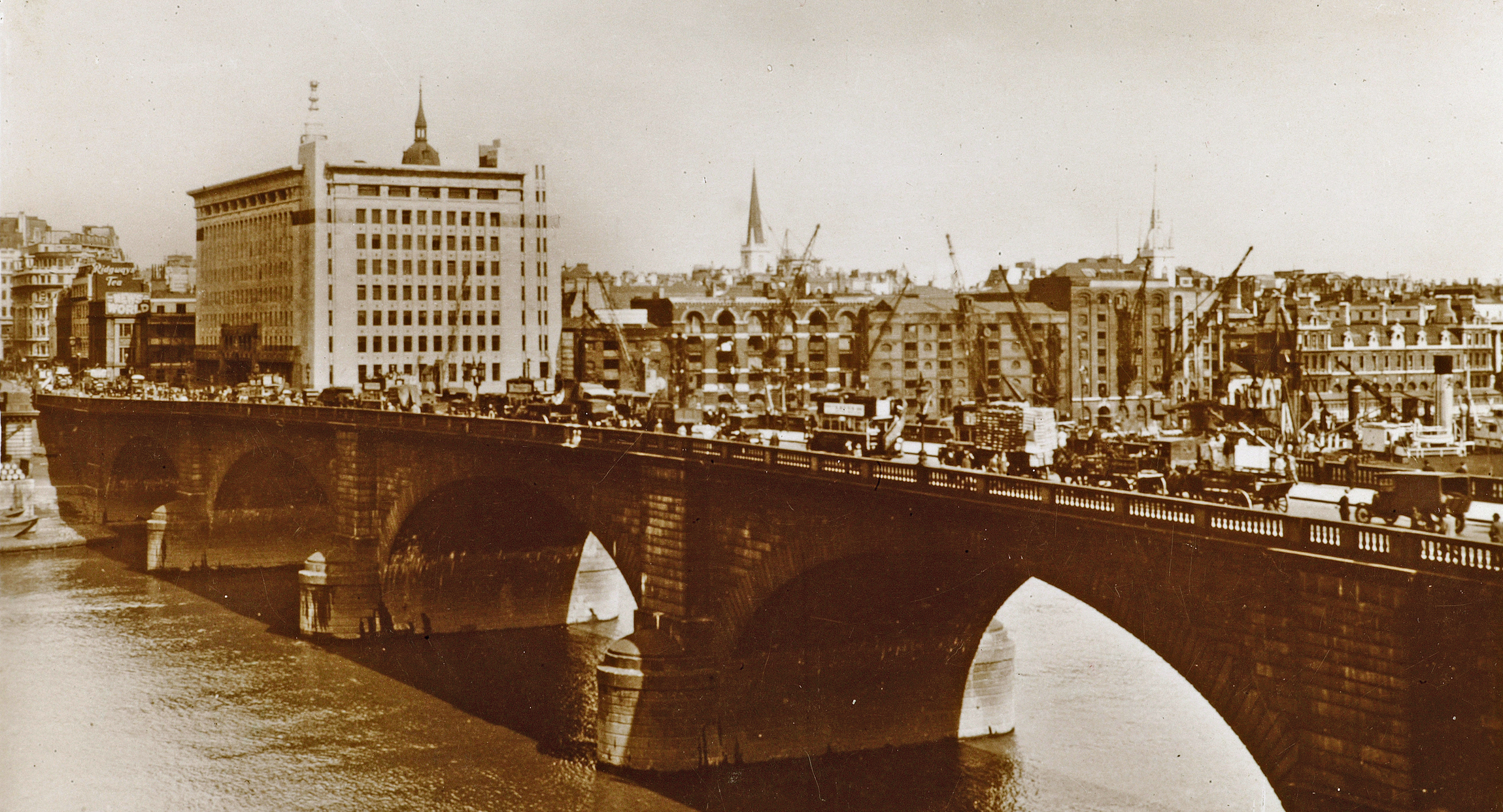 London Bridge, Cannon Street Station And Environs, London, 1929 