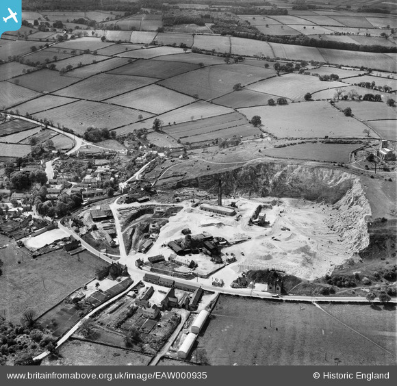 eaw000935 ENGLAND (1946). The Breedon Lime Works and environs, Breedon ...