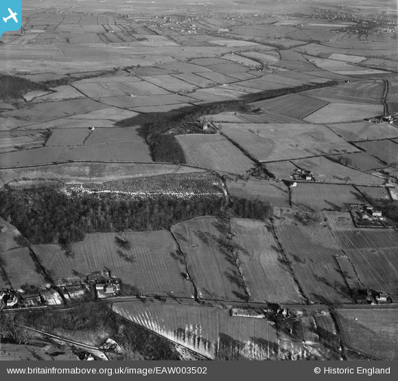 EAW003502 ENGLAND (1947). Hoober Plantation and surrounding countryside