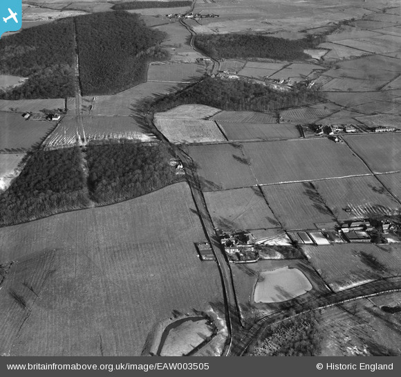 eaw003505 ENGLAND (1947). Coley Lane, Street, 1947 | Britain From Above