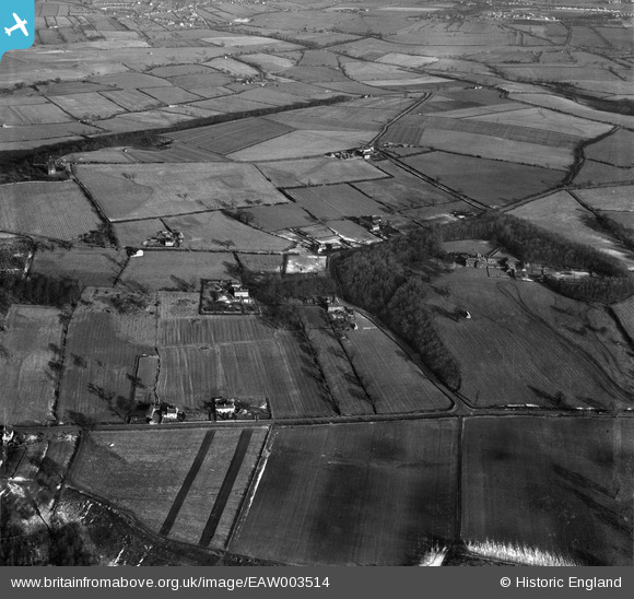 eaw003514 ENGLAND (1947). Hoober and surrounding countryside, Hoober