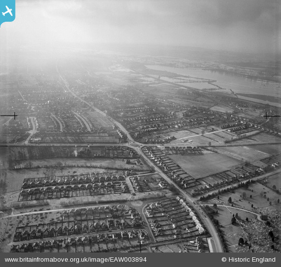 eaw003894 ENGLAND (1947). The area around the roundabout for Banbury Road and Northern Bypass