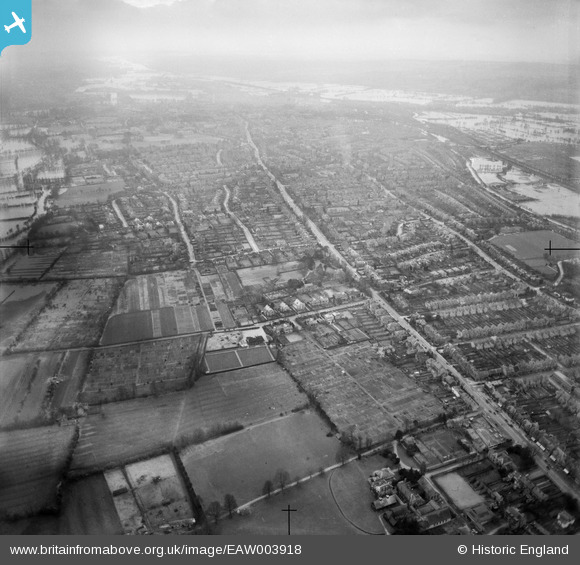 eaw003918 ENGLAND (1947). Banbury Road and environs, Summertown, from