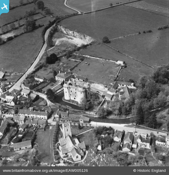 EAW005126 ENGLAND (1947). Nunney Castle, Nunney, 1947. This image has ...