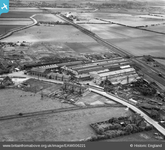 eaw006221 ENGLAND (1947). Newells Engineering Works, Misterton, 1947 ...