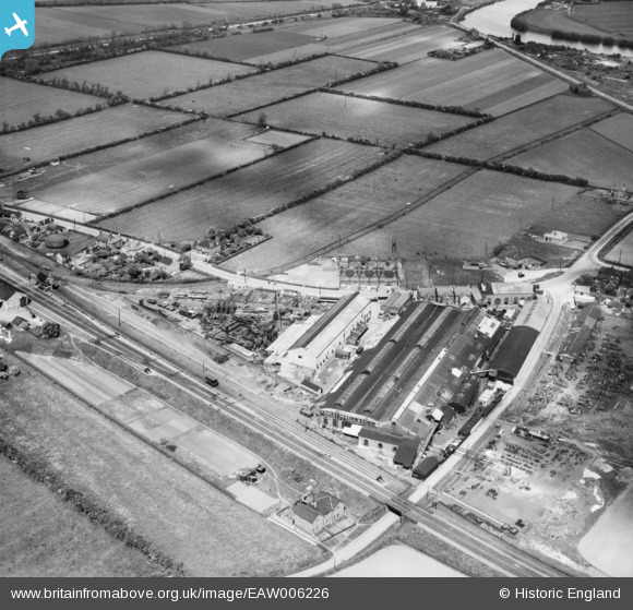 EAW006226 ENGLAND (1947). Newells Engineering Works, Misterton, 1947 ...