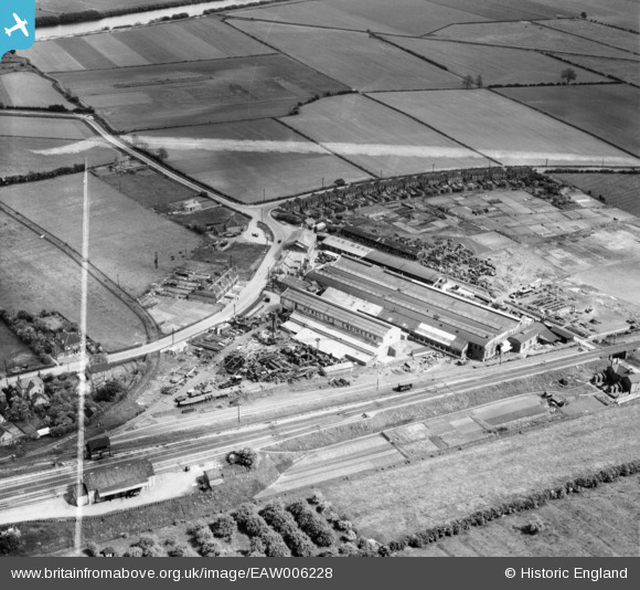 EAW006228 ENGLAND (1947). Newells Engineering Works, Misterton, 1947 ...