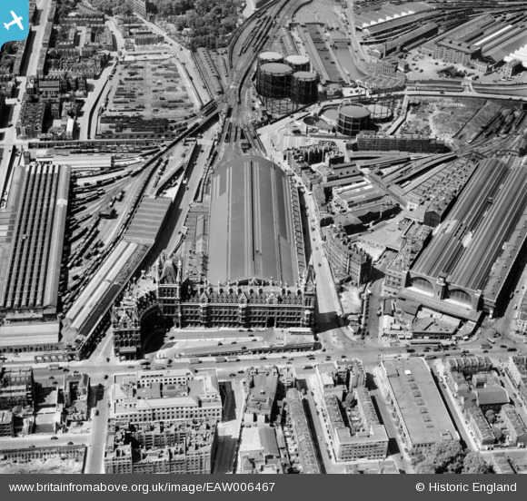 Eaw006467 England 1947 St Pancras Station St Pancras 1947