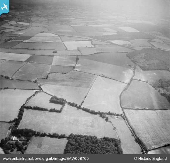 EAW008765 ENGLAND (1947). Fields around Cheriton Lane and Scrubbs Lane