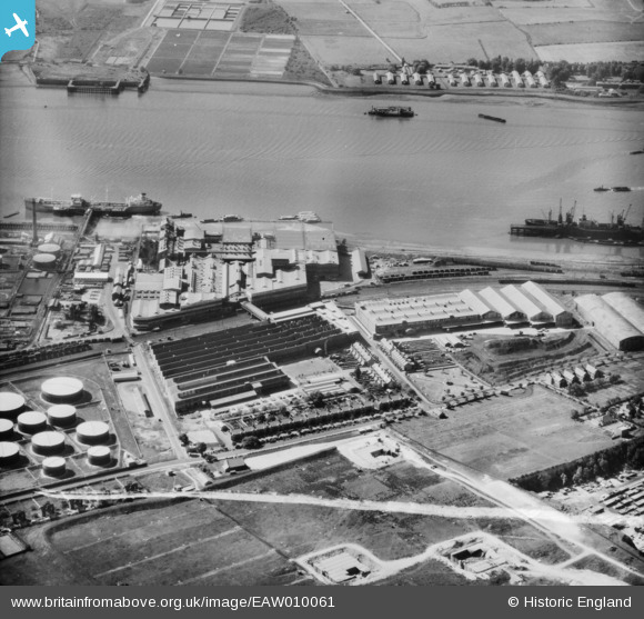 Eaw010061 England 1947 Thames Board Mills Purfleet 1947 This Image Was Marked By Aerofilms 