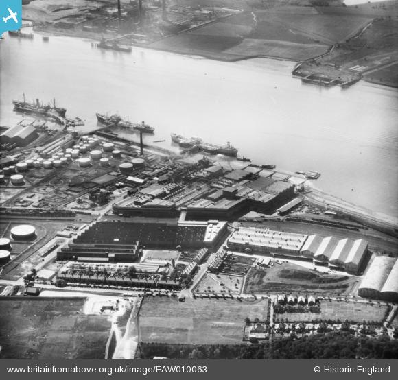 Eaw010063 England 1947 Thames Board Mills Purfleet 1947 Britain From Above 