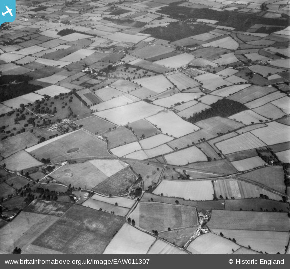 EAW011307 ENGLAND (1947). Rawhall Wood and the surrounding countryside ...