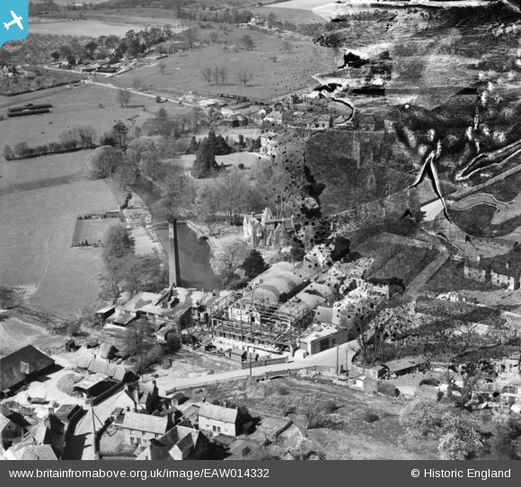eaw014332 ENGLAND (1948). Chartham Paper Mill and environs, Chartham ...