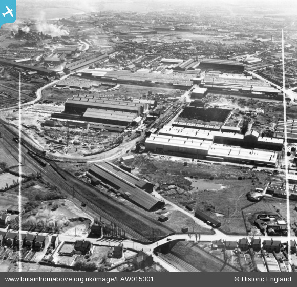 eaw015301 ENGLAND (1948). The Willenhall Foundry and the surrounding ...