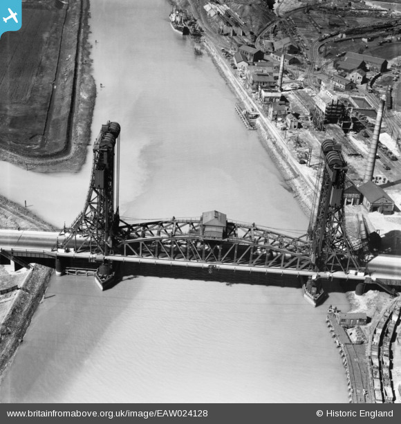 EAW024128 ENGLAND (1949). The Tees (Newport) Bridge, Middlesbrough ...