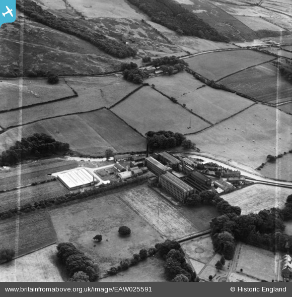 EAW025591 ENGLAND (1949). The Cleator Flax Mill, Cleator, 1949. This