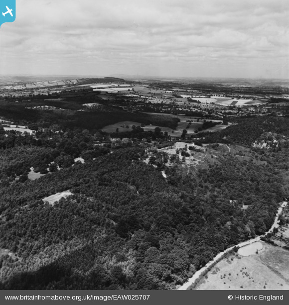 EAW025707 ENGLAND (1949). Lickey Hills, Cofton Hackett, from the south