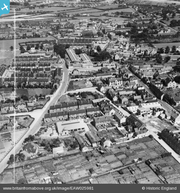 eaw025981 ENGLAND (1949). Oxclose Lane and environs, Mansfield ...