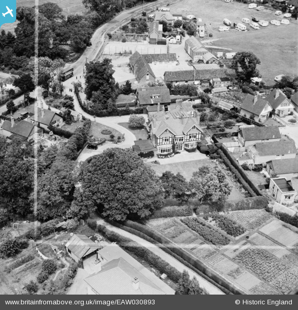 eaw030893 ENGLAND (1950). The Waterford Lodge Hotel, Friars Cliff, 1950 ...