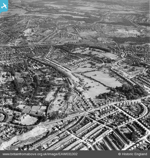 eaw031302 ENGLAND (1950). Banner Cross and environs, Carter Knowle ...