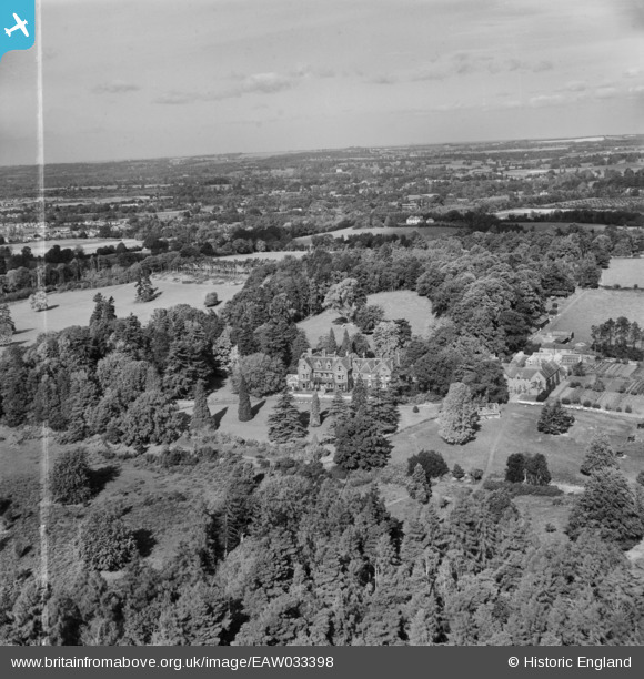 EAW033398 ENGLAND (1950). Enton Hall Health Hydro and surrounding ...