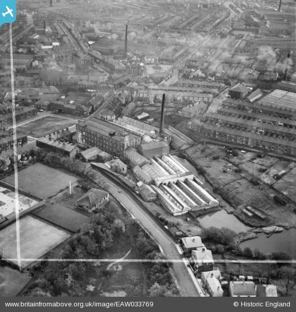 EAW033769 ENGLAND (1950). Bank Cotton Mills, Great Harwood, 1950. This ...