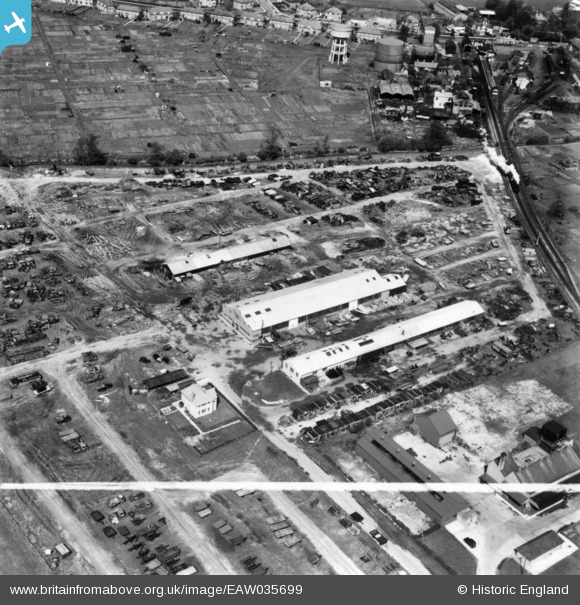 EAW035699 ENGLAND (1951). Engineering Works to the north of Hithercroft ...