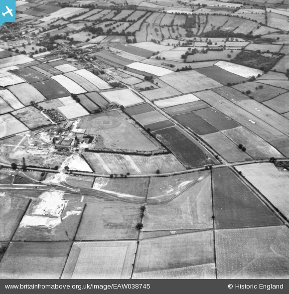 EAW038745 ENGLAND (1951). Calverton Colliery, Main Street and environs