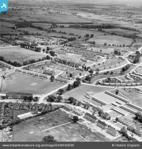 EAW043596 ENGLAND (1952). Colebrook Lane and environs, Loughton, from