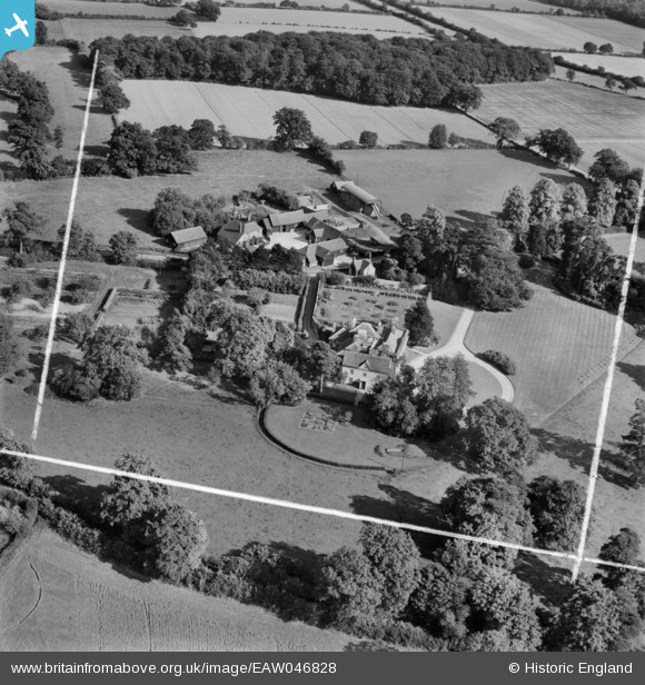 EAW046828 ENGLAND (1952). Brands House and Rockhalls Farm, Four Ashes