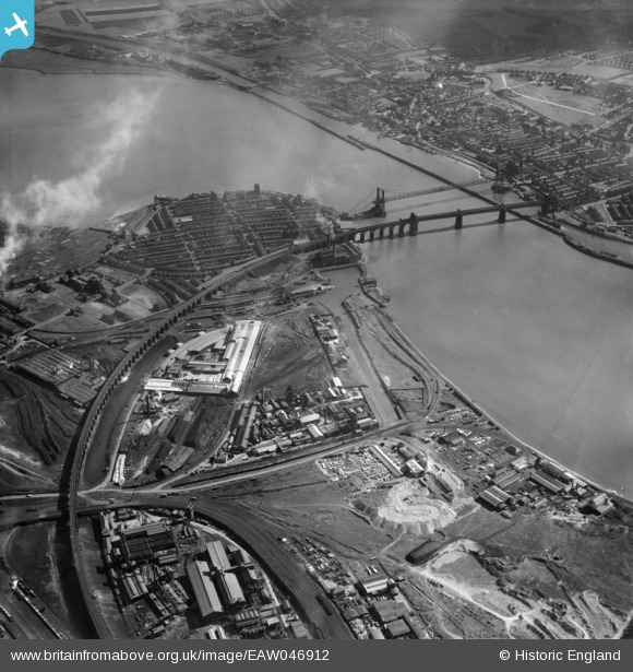 eaw046912 ENGLAND (1952). Fisons Ltd Works at the West Bank Dock Estate ...