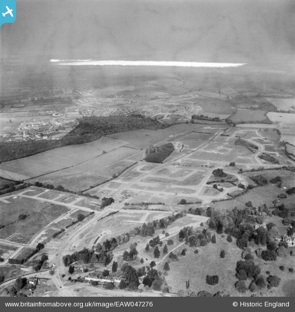 eaw047276 ENGLAND (1952). The site of the residential area at Leaves ...