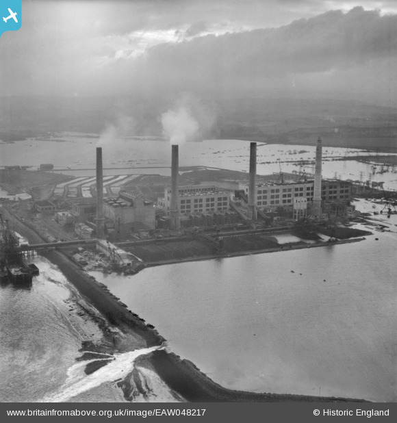 Eaw048217 ENGLAND (1953). Littlebrook Power Station Surrounded By ...