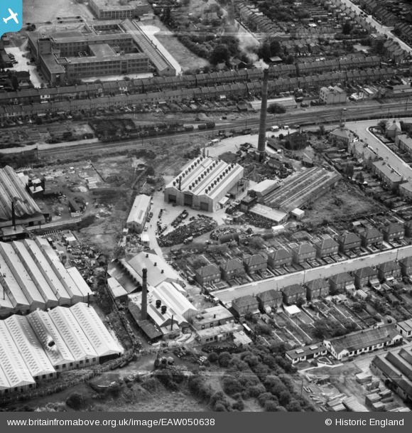 EAW050638 ENGLAND (1953). Southbury Smelting Works, Enfield, 1953. This ...