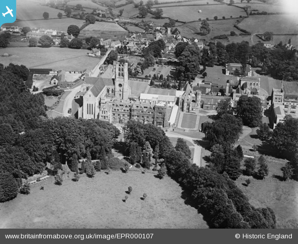 Epr000107 ENGLAND (1934). Downside Abbey, Stratton-on-the-Fosse, 1934 ...