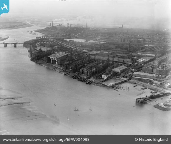 EPW004068 ENGLAND 1920 . The Shipbuilding Yard Barrow in Furness