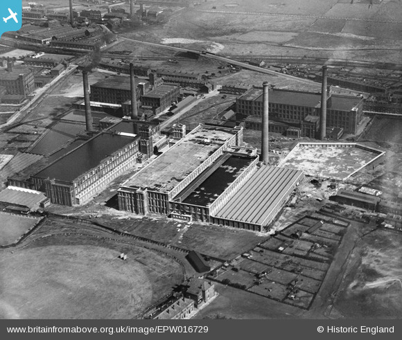 Epw016729 England 1926 Cotton Mills At Small Brook Shaw 1926