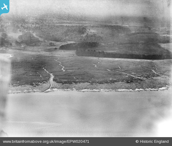 Epw020471 England 1928 Southampton Water Mud Flats And Lammas Wood Frostlane From The North 3734