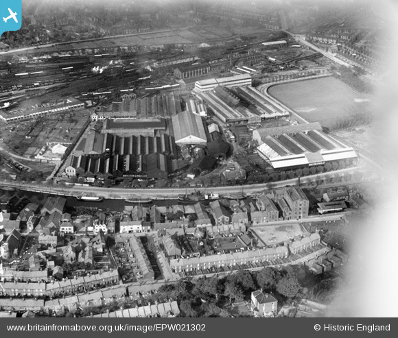 Epw021302 England 1928 Boulton And Paul Riverside Engineering Works And Environs Norwich