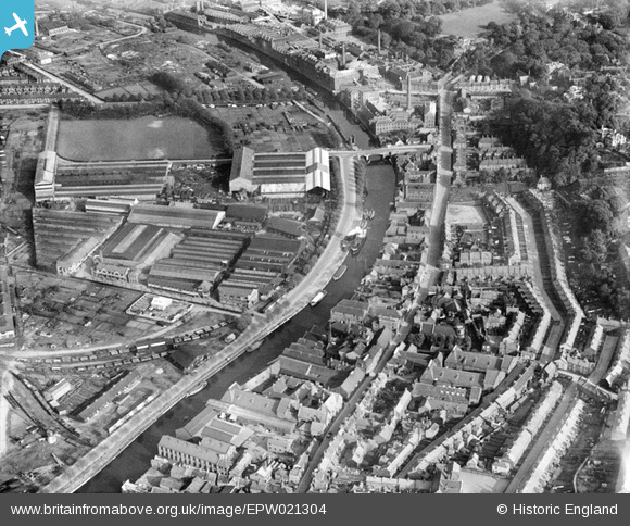 Epw021304 England 1928 Boulton And Paul Riverside Engineering Works And Environs Norwich