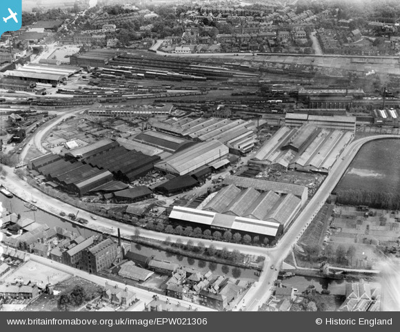 Epw021306 England 1928 Boulton And Paul Riverside Engineering Works And Thorpe Station