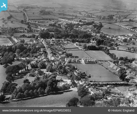 epw023651 ENGLAND (1928). Ridgeway and Colebrook, Plympton, from the ...