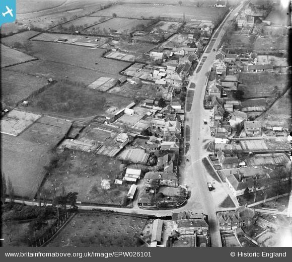 epw026101 ENGLAND (1929). The Street, Appledore, 1929 Britain From Above