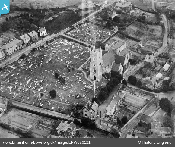 epw026121 ENGLAND (1929). St Leonard's Church and graveyard, Hythe ...