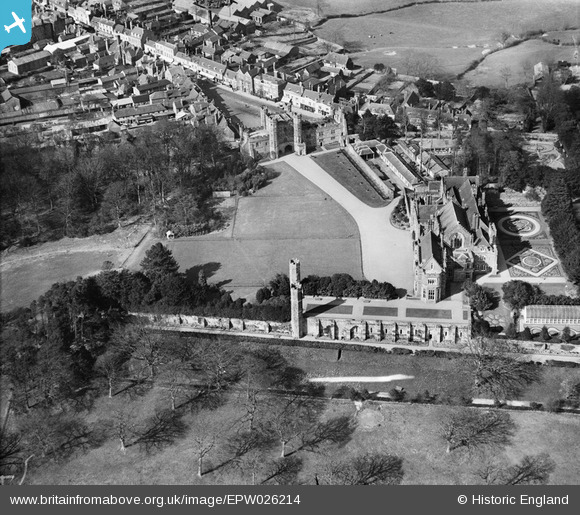 EPW026214 ENGLAND (1929). Battle Abbey, Battle, 1929 | Britain From Above