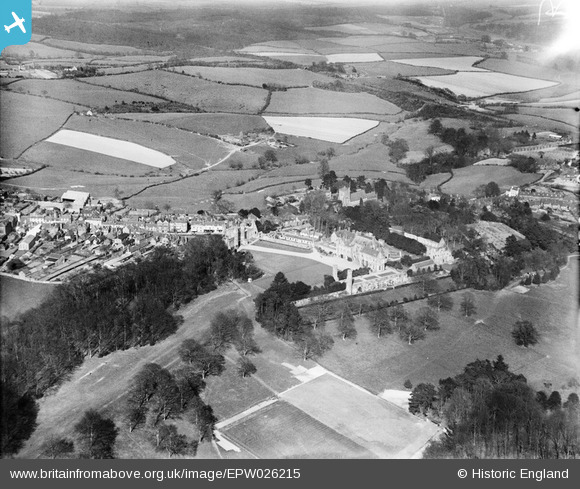 EPW026215 ENGLAND (1929). Battle Abbey and surrounding countryside ...