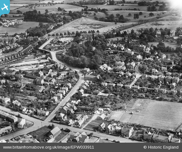 epw033911 ENGLAND (1930). Howsell Road and environs, Great Malvern ...