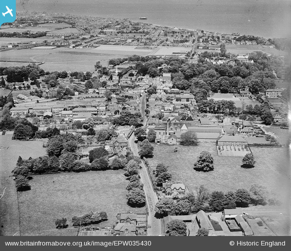 EPW035430 ENGLAND (1931). Dover Road, the Walmer Brewery and the town