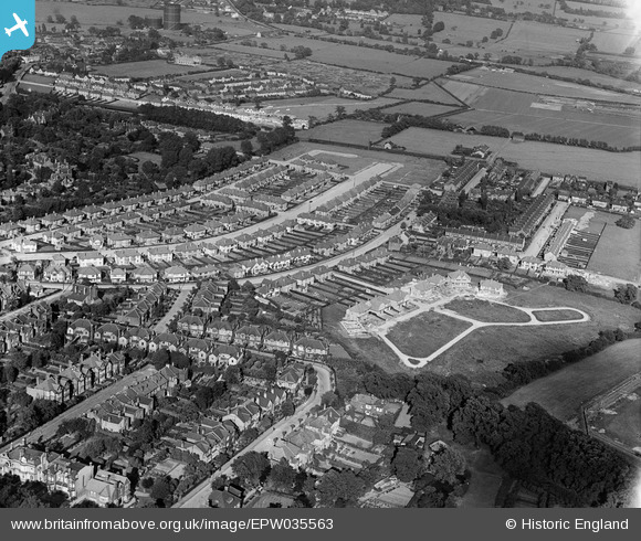 EPW035563 ENGLAND 1931 . Housing surrounding Broadmead Road