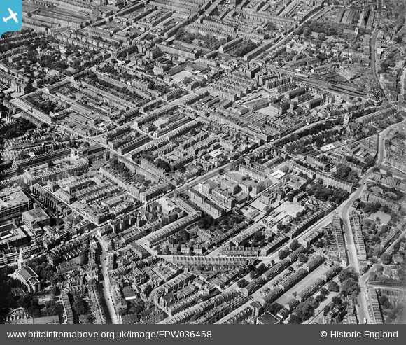 epw036458 ENGLAND (1931). Sutton Dwellings and housing surrounding ...